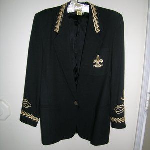 Vintage 1980s Harris Wallace Blazer Oversized!
